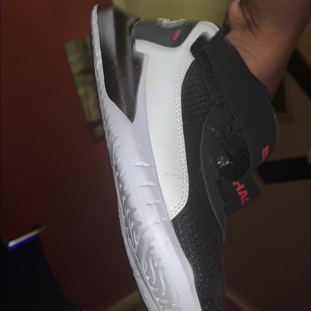 Sleek Black and White Men's Sneakers